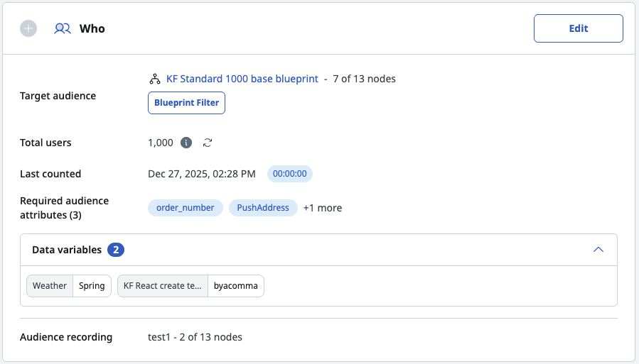This setting will surface in the overview page for campaigns