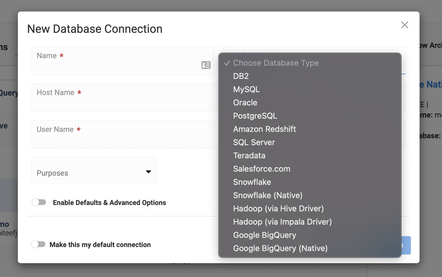 new-database-type-dropdown-list