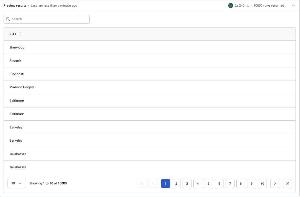 dynamic data variable query preview